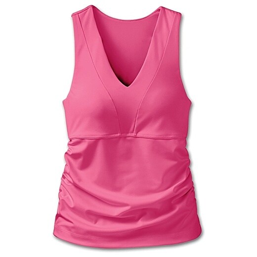 Athleta Bra Cup Empire Vee Neck Tank